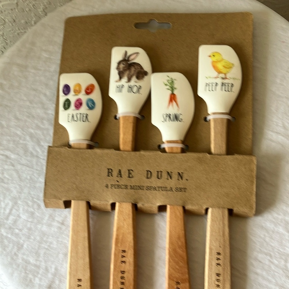 Rae Dunn: Easter/Spring Mini Spatula Set - Picture 16 of 16